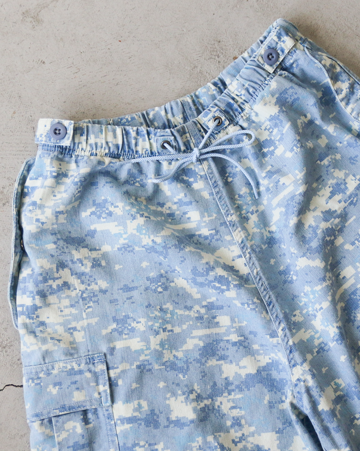 IMPRESTORE インプレストア Randy Shorts "indigo degicamo"