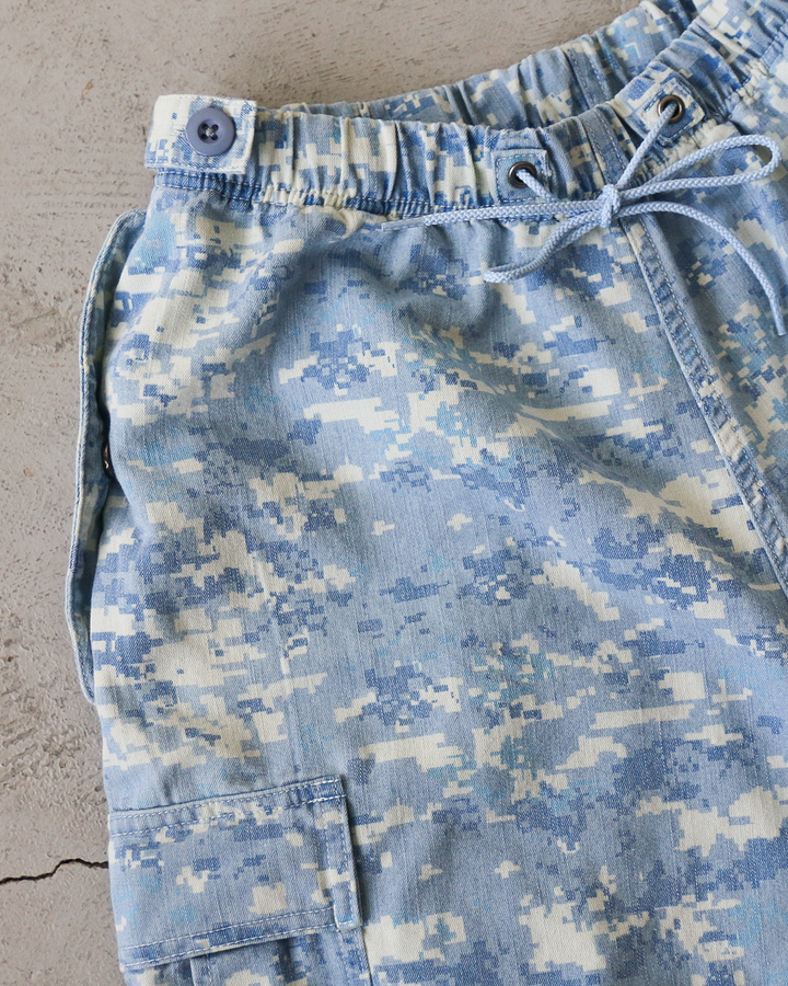 IMPRESTORE インプレストア Randy Shorts "indigo degicamo"