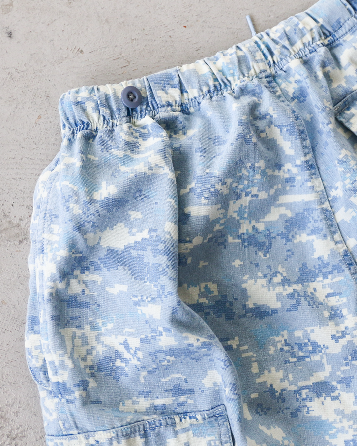 IMPRESTORE インプレストア Randy Shorts "indigo degicamo"