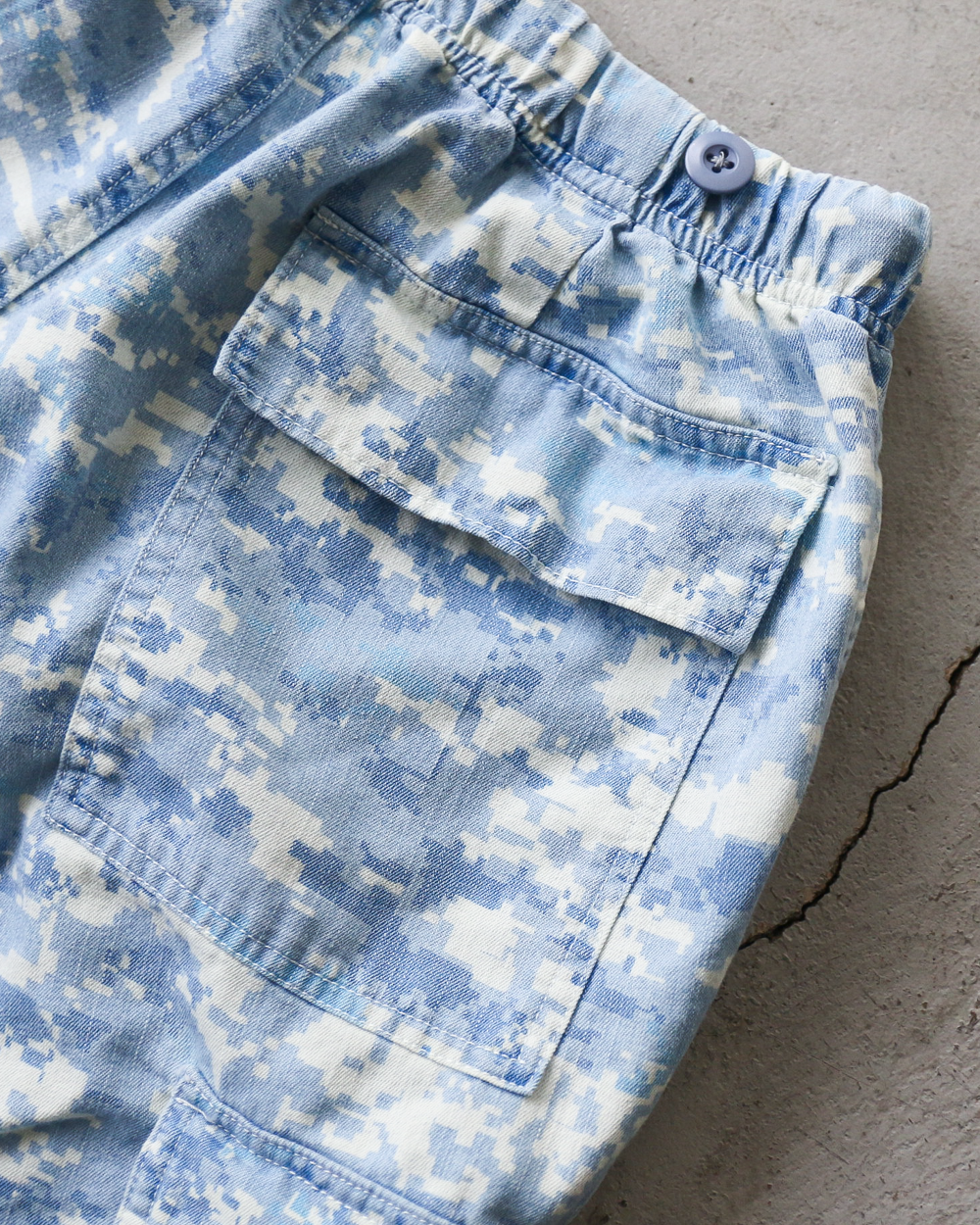 IMPRESTORE インプレストア Randy Shorts "indigo degicamo"