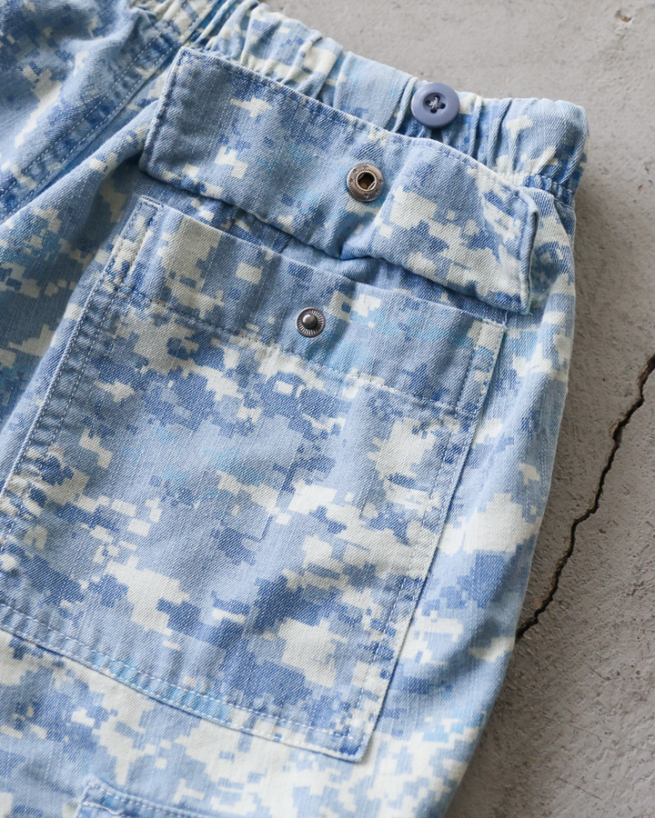 IMPRESTORE インプレストア Randy Shorts "indigo degicamo"
