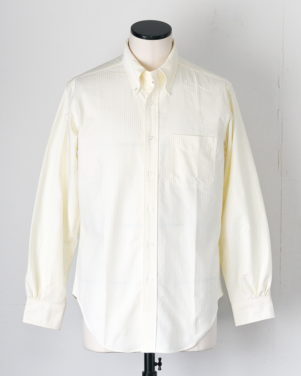 WORKERS ワーカーズ 7 Button BD, Stripe OX, Yellow