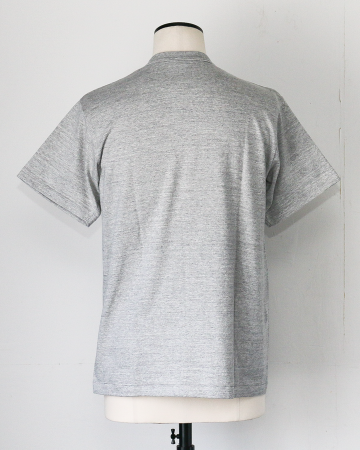WAREHOUSE ウエアハウス Lot 4096 88/12 杢クルーネックT FT.HOOD Gray