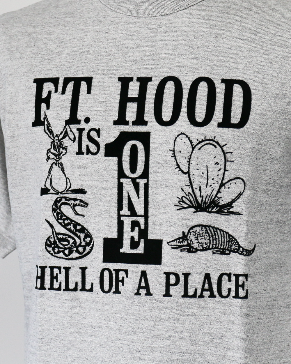 WAREHOUSE ウエアハウス Lot 4096 88/12 杢クルーネックT FT.HOOD Gray