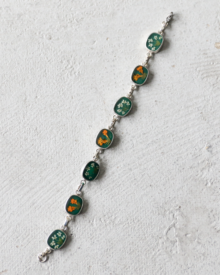 GUSTAVO FLOWER CHAIN BRACELET