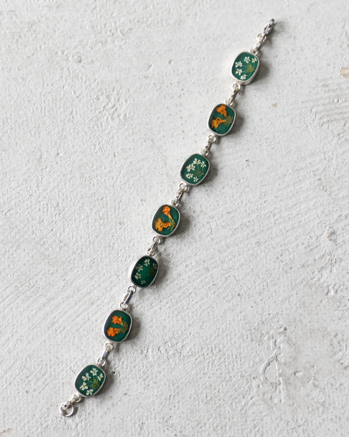 GUSTAVO FLOWER CHAIN BRACELET