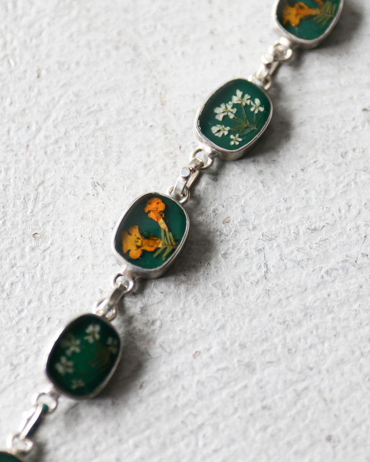 GUSTAVO FLOWER CHAIN BRACELET