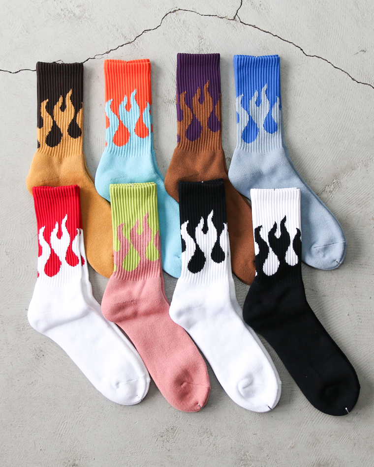 TONNY SOCKS トニーソックス 靴下 ファイヤーパターン