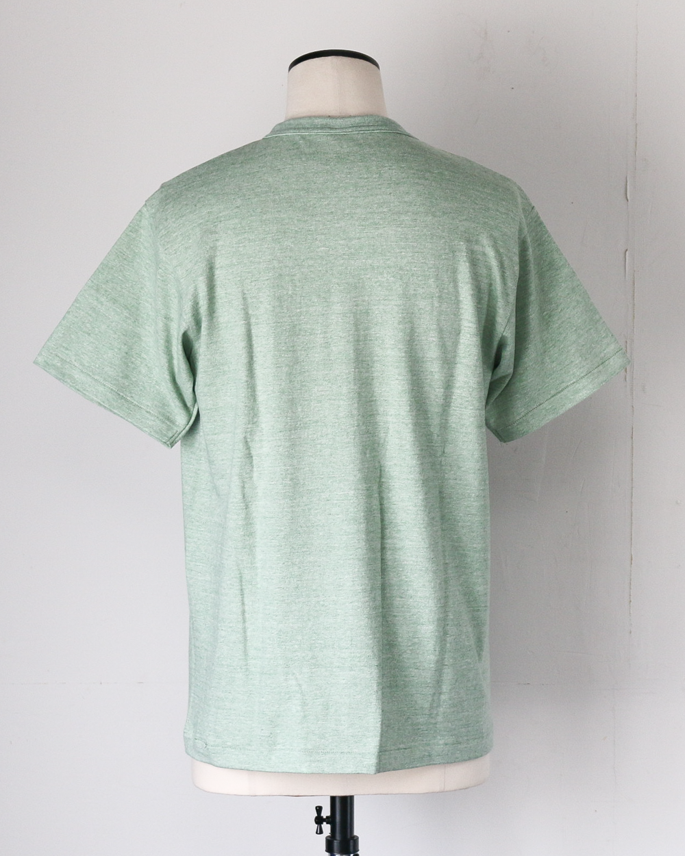 WAREHOUSE ウエアハウス Lot 4096 88/12 杢クルーネックT FT.HOOD Green