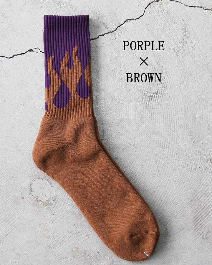 TONNY SOCKS トニーソックス 靴下 ファイヤーパターン