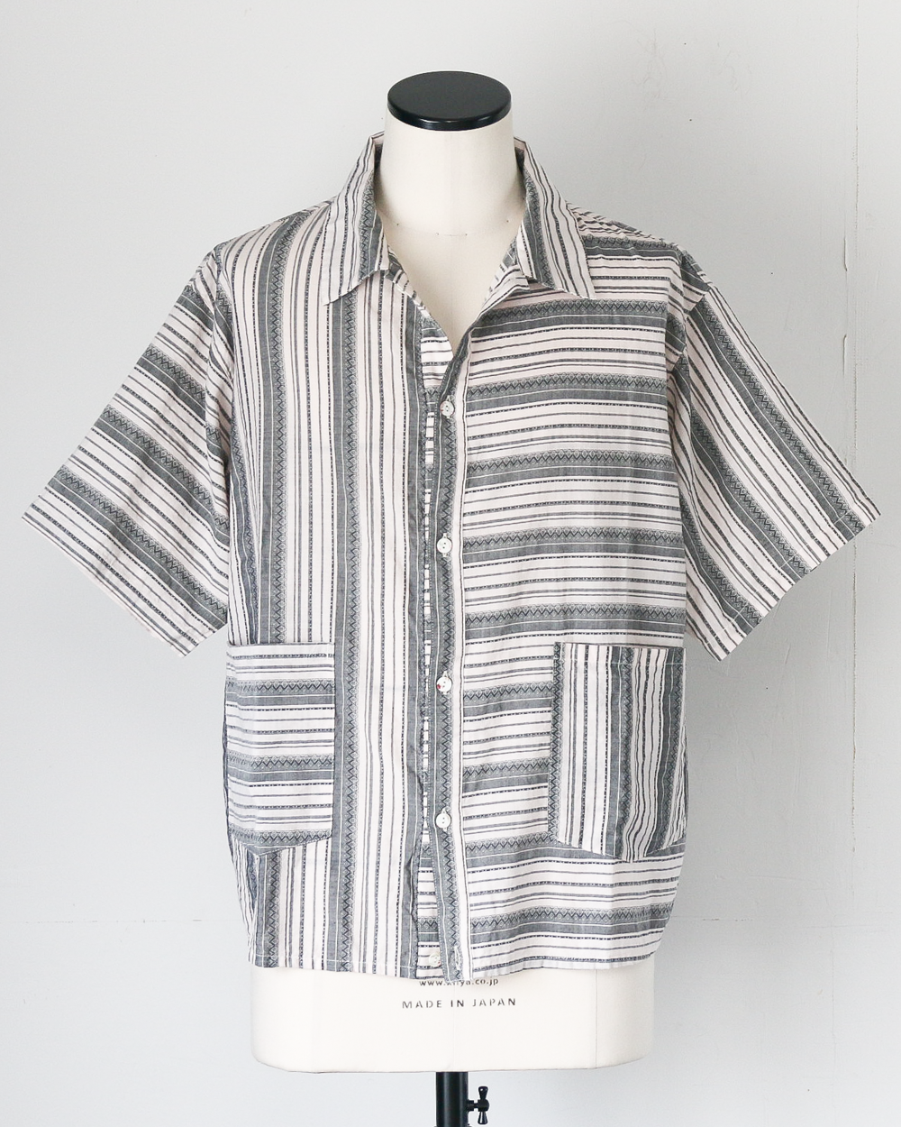 Nasngwam ナスングワム VICINITY S/S SHIRTS Black