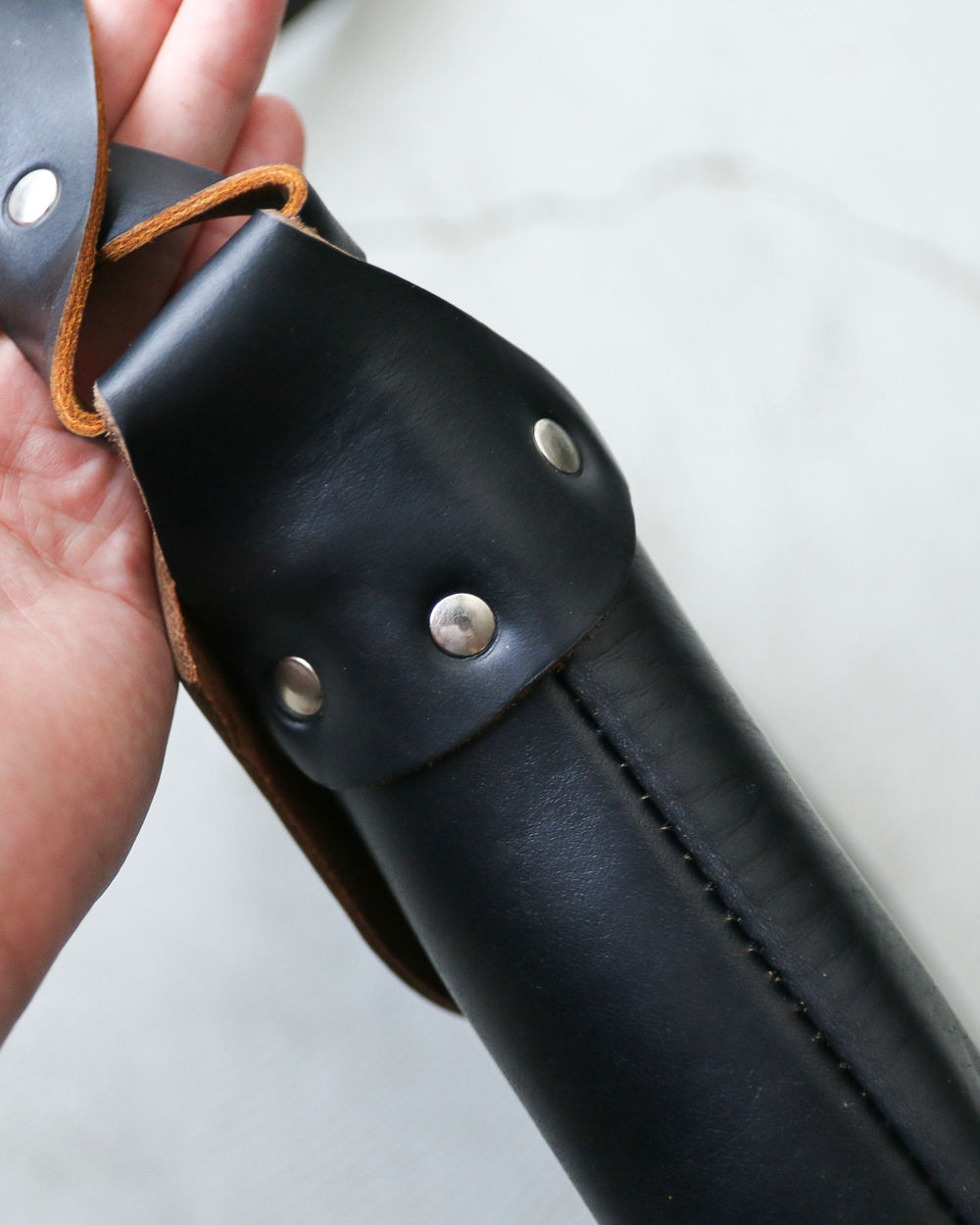 FERNAND LEATHER フェルナンドレザー iPad Latch Pouch Black