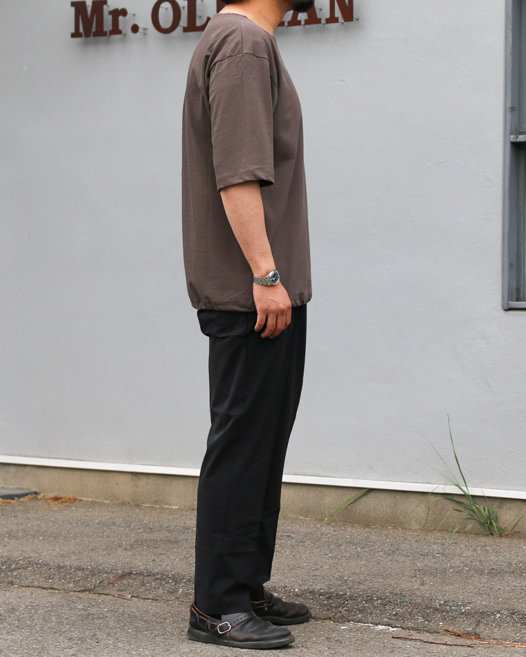 LAMOND VINTAGE TWIST DRAWSTRING BASQUE SHIRT Ash Brown