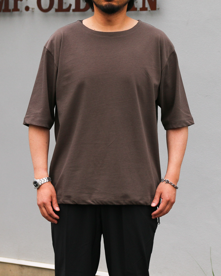 LAMOND VINTAGE TWIST DRAWSTRING BASQUE SHIRT Ash Brown