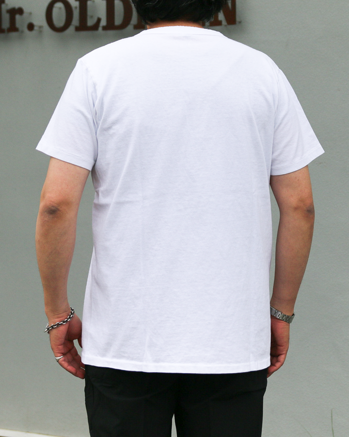 Velva Sheen 162003 Henley Neck S/S Tee White
