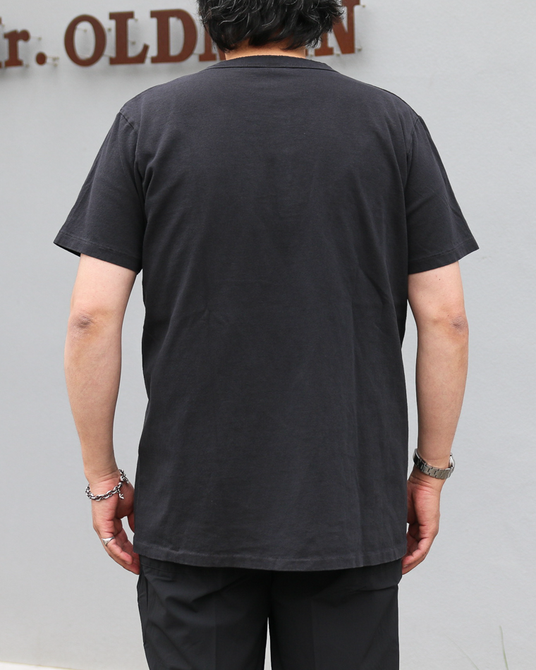 Velva Sheen 162003 Henley Neck S/S Tee Black