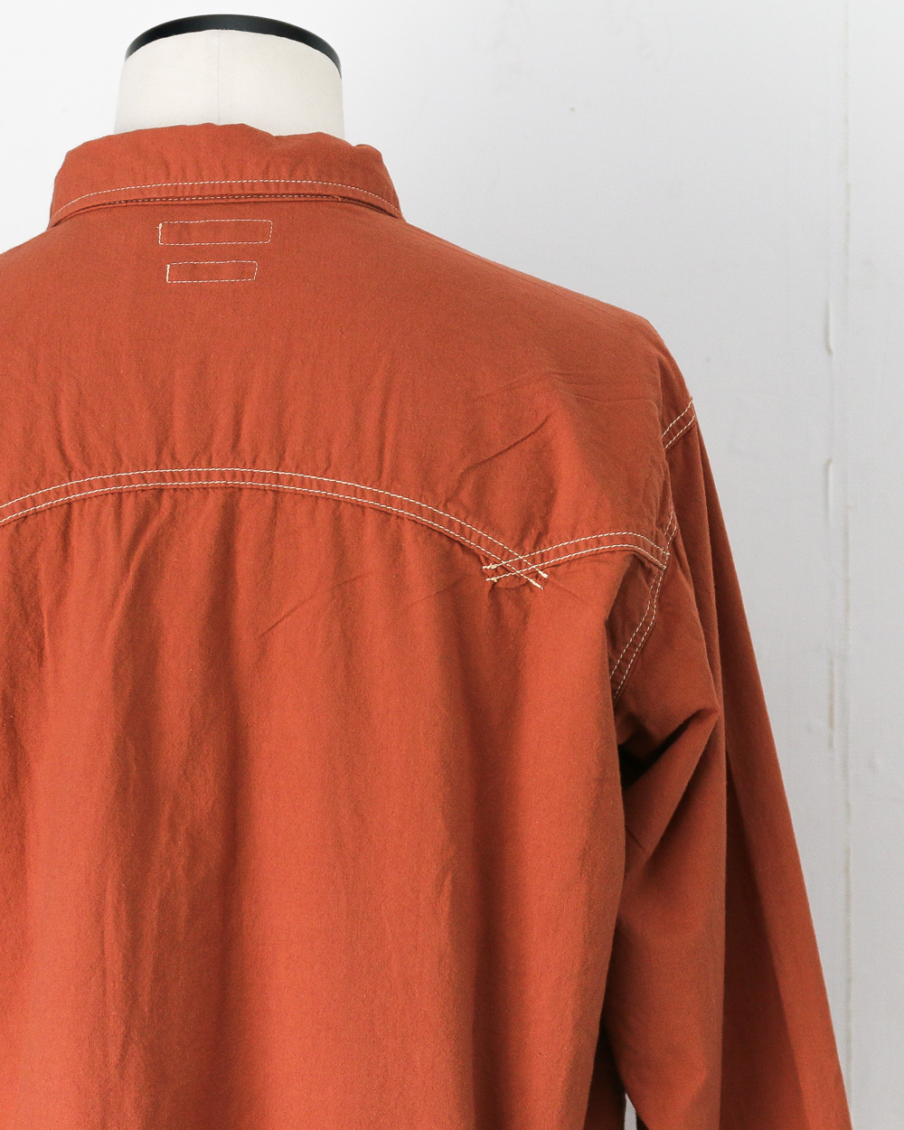 TURN ME ON ターンミーオン Embroidered Western shirt Brick