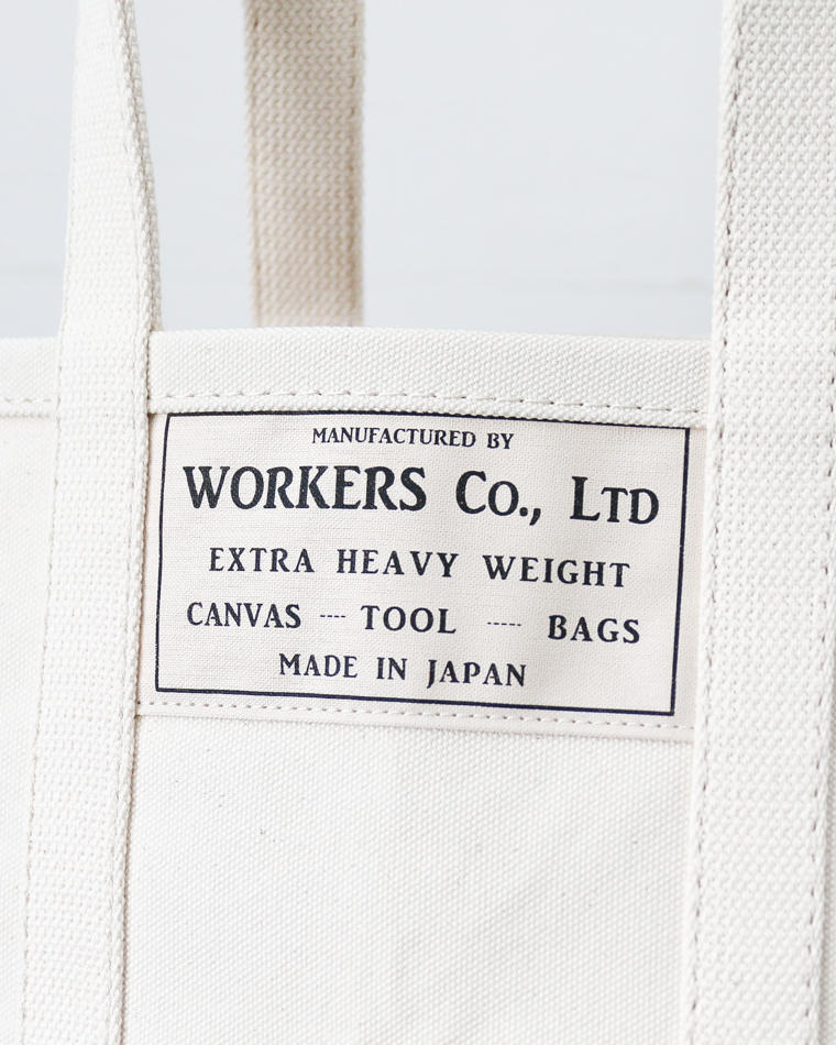 WORKERS Tool Bag, Medium-Long Handle,  Ecru × Ecru