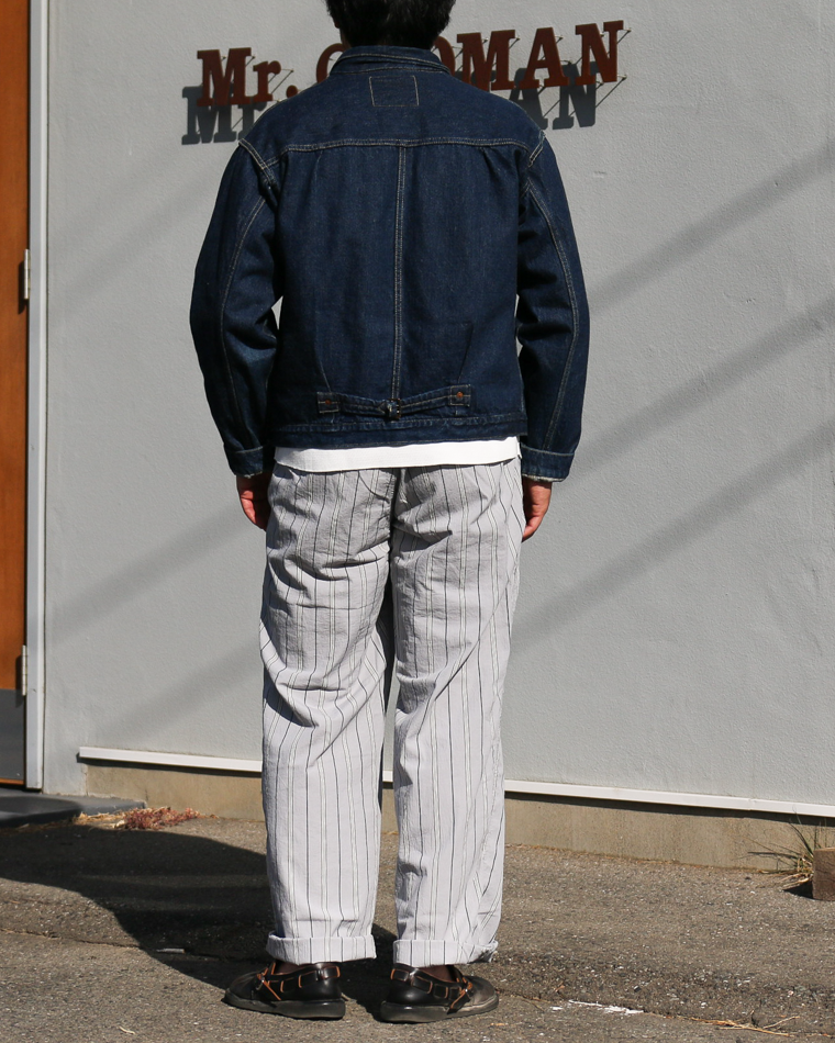 MASTER&amp;CO MC1672 Cotton Stripe Drawstring Pants Grey