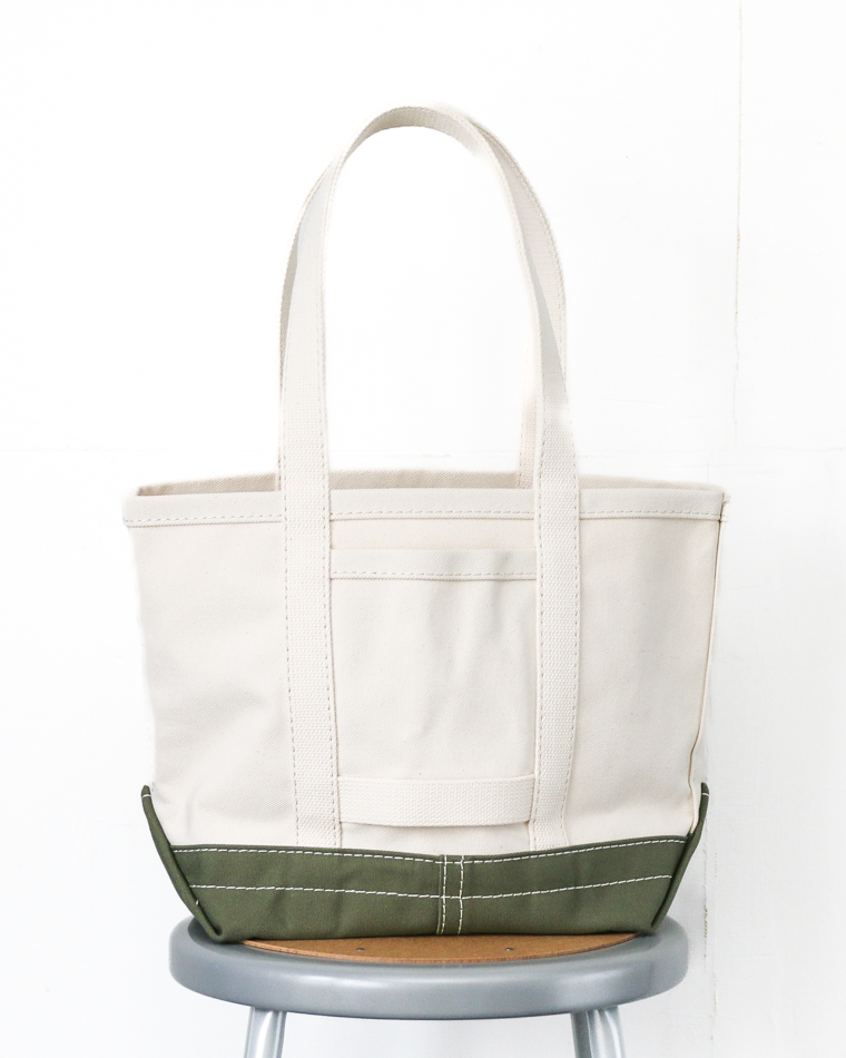 WORKERS Tool Bag, Medium-Long Handle, Ecru × Olive