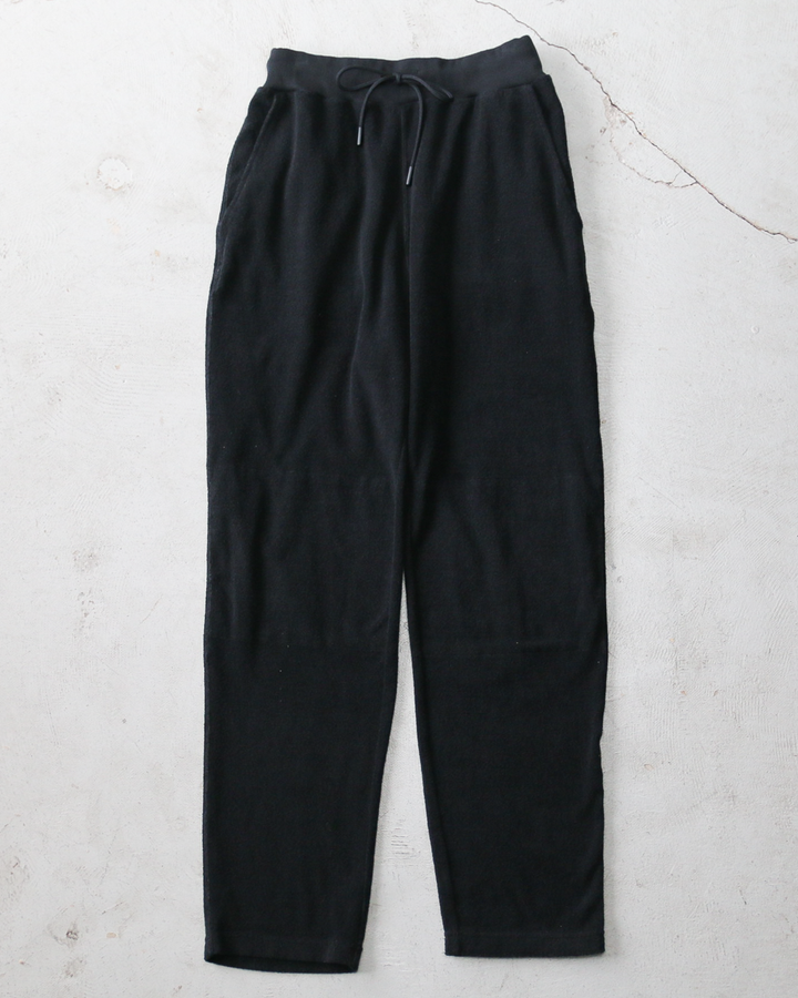 TURN ME ON ターンミーオン Raffi Pile W knee Easy Pants Black