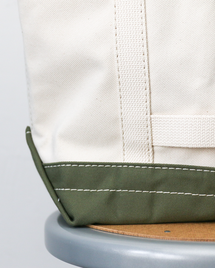 WORKERS Tool Bag, Medium-Long Handle, Ecru × Olive