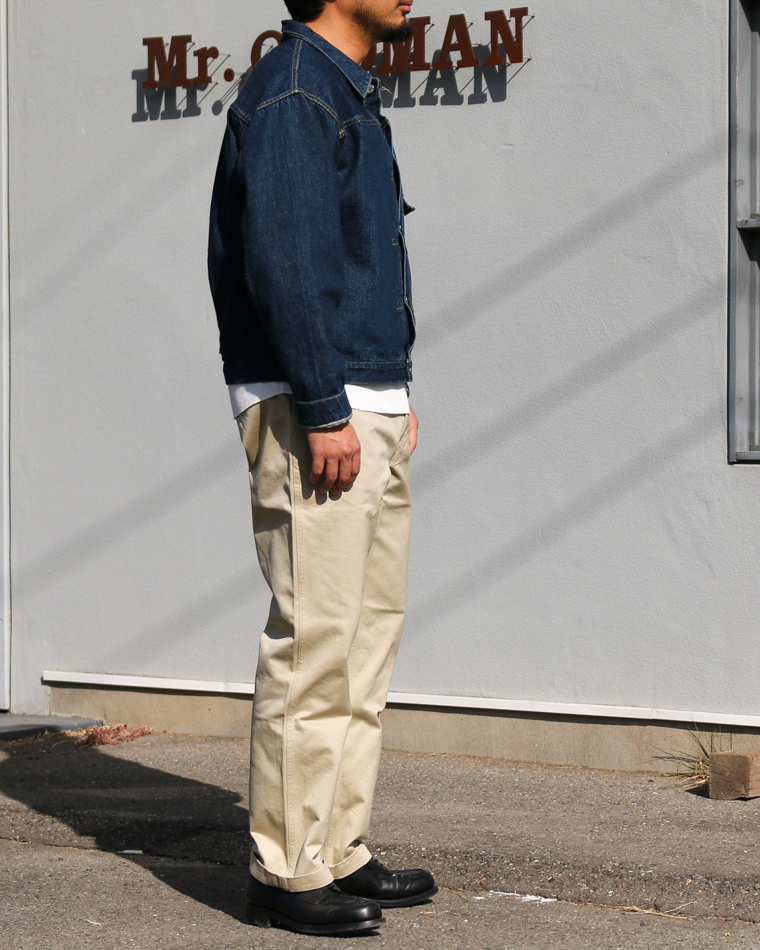 FOB factory エフオービーファクトリー F0514 NARROW U.S TROUSER Beige