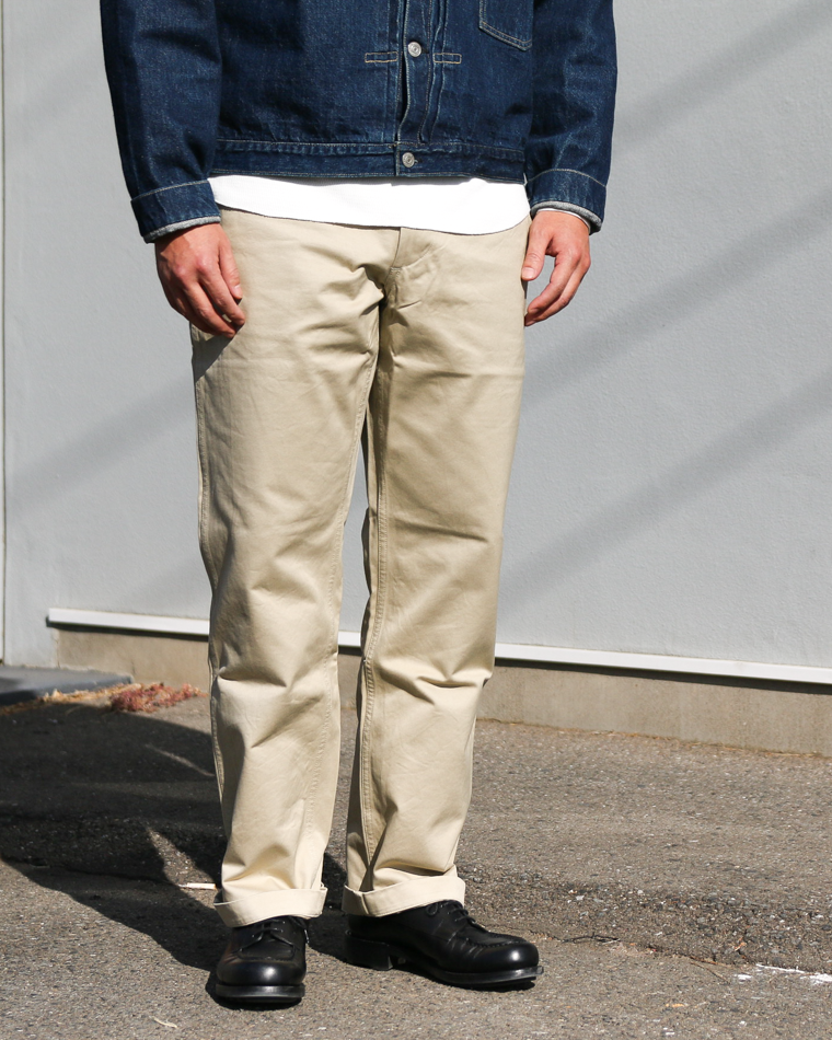 FOB factory エフオービーファクトリー F0514 NARROW U.S TROUSER Beige