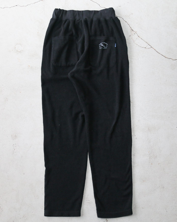 TURN ME ON ターンミーオン Raffi Pile W knee Easy Pants Black