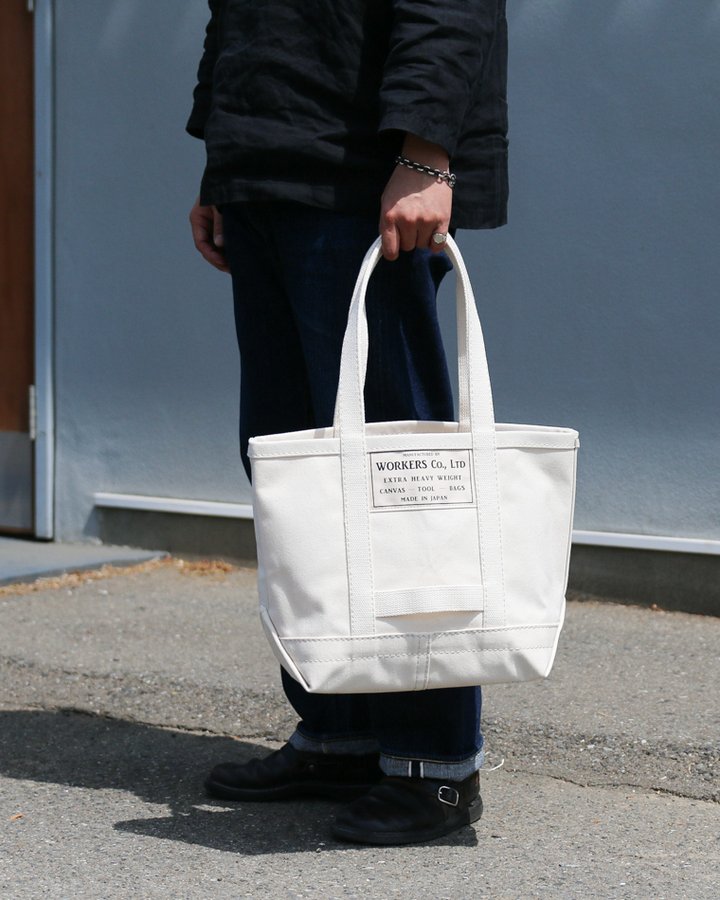 WORKERS Tool Bag, Medium-Long Handle,  Ecru × Ecru
