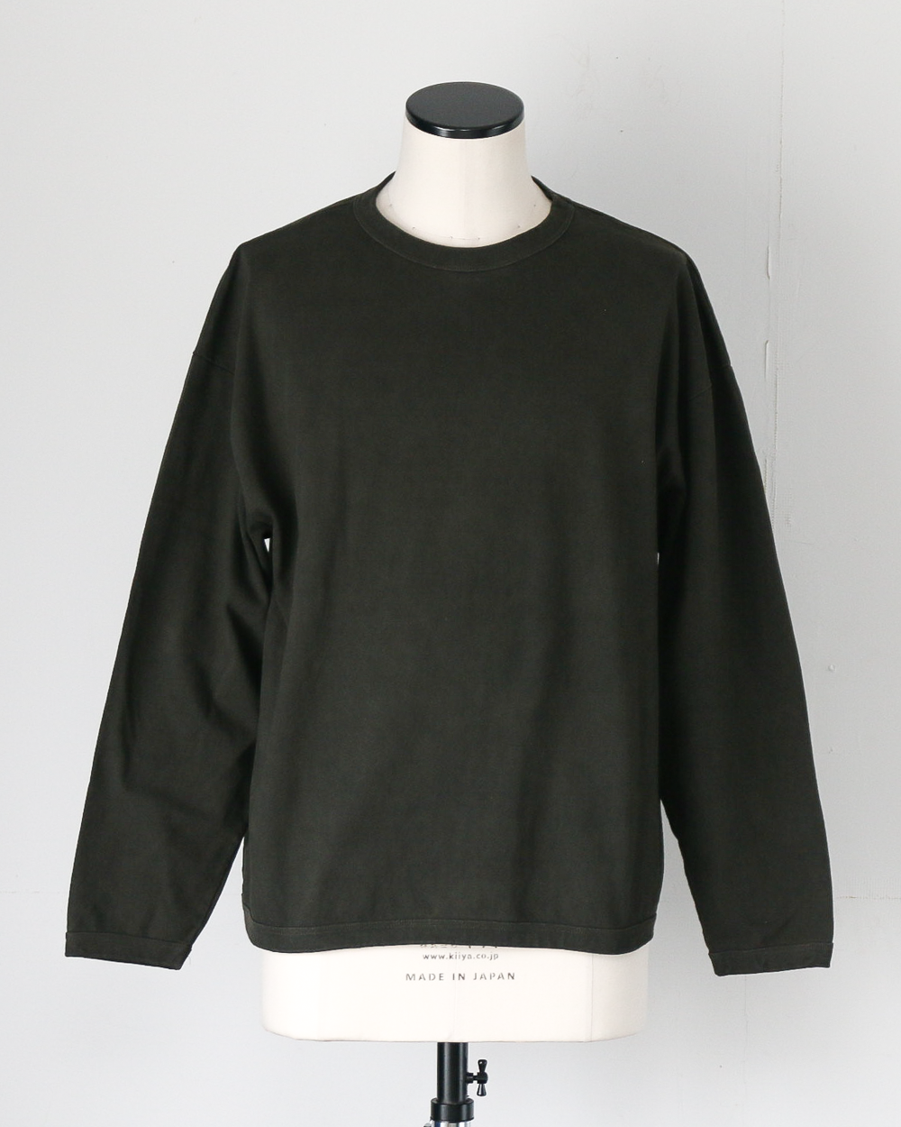 melple×Mr.OLDMAN メイプル The American Ringer Tee, Limited-edition pigment-dyed Black