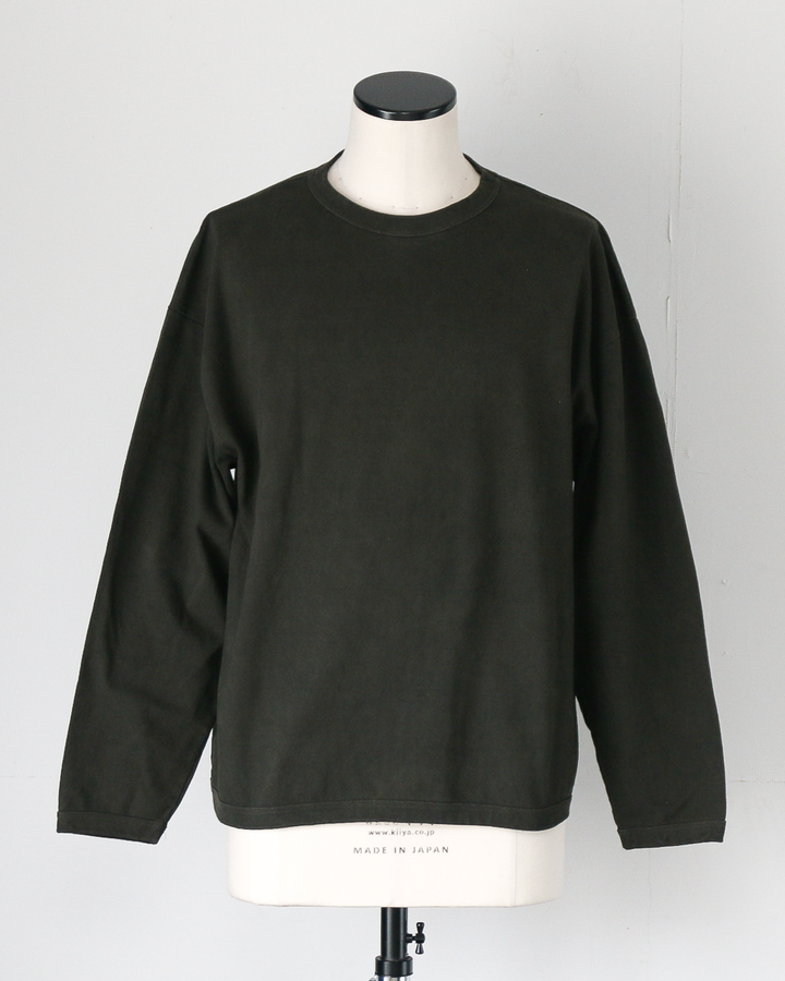 melple×Mr.OLDMAN メイプル The American Ringer Tee, Limited-edition pigment-dyed Black