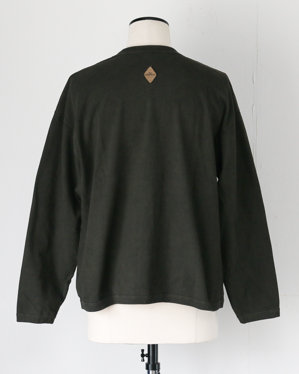 melple×Mr.OLDMAN メイプル The American Ringer Tee, Limited-edition pigment-dyed Black