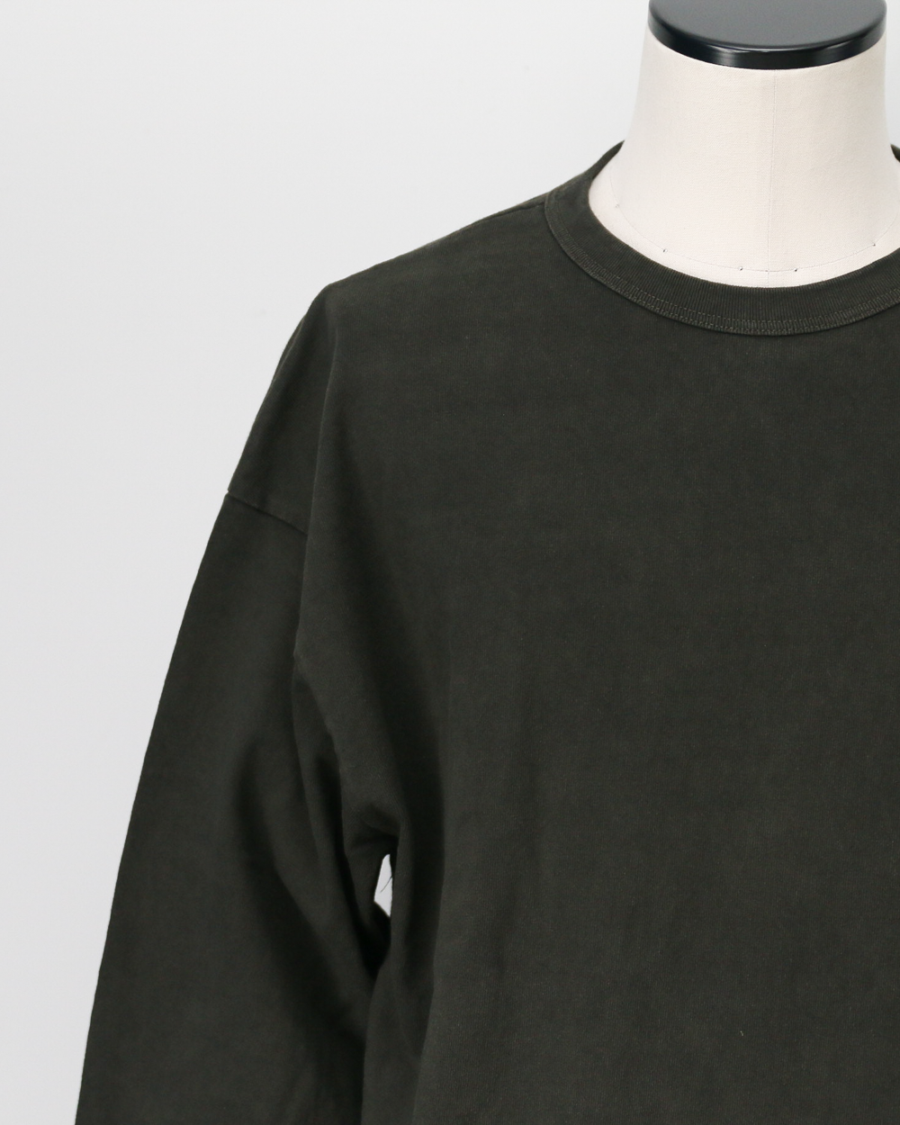 melple×Mr.OLDMAN メイプル The American Ringer Tee, Limited-edition pigment-dyed Black