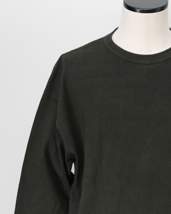 melple×Mr.OLDMAN メイプル The American Ringer Tee, Limited-edition pigment-dyed Black