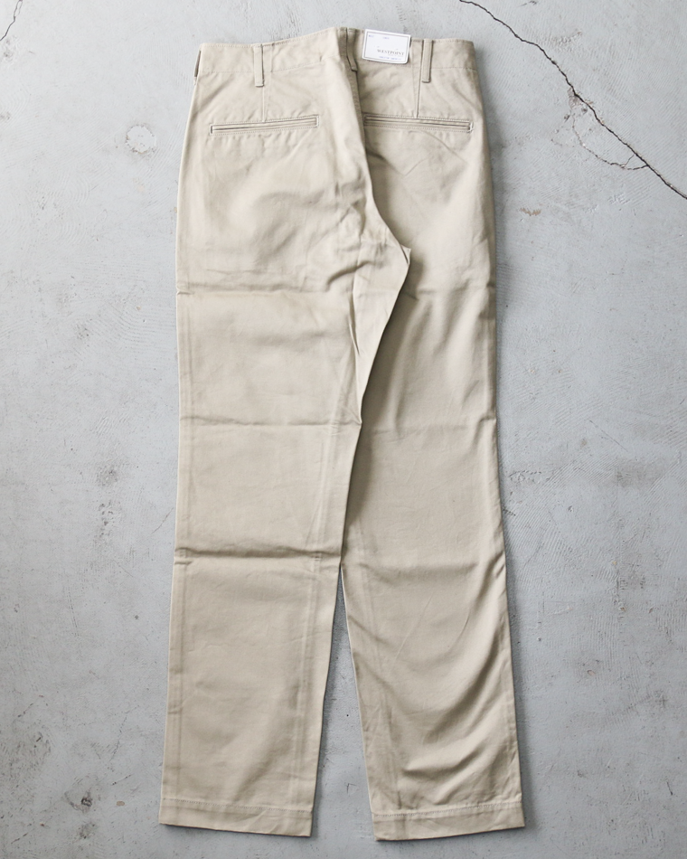 FOB factory エフオービーファクトリー F0514 NARROW U.S TROUSER Beige