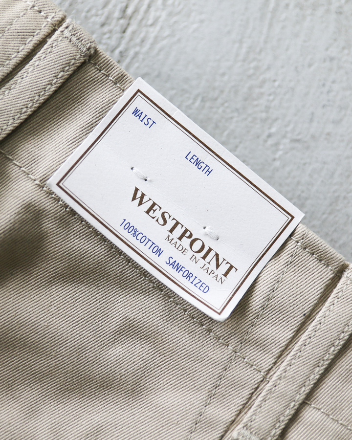 FOB factory エフオービーファクトリー F0514 NARROW U.S TROUSER Beige
