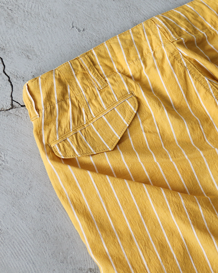 MASTER&amp;CO MC1672 Cotton Stripe Drawstring Pants Yellow