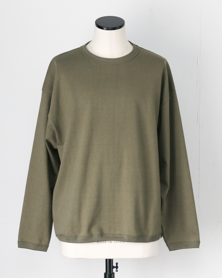 melple メイプル The American Ringer Tee, Khaki