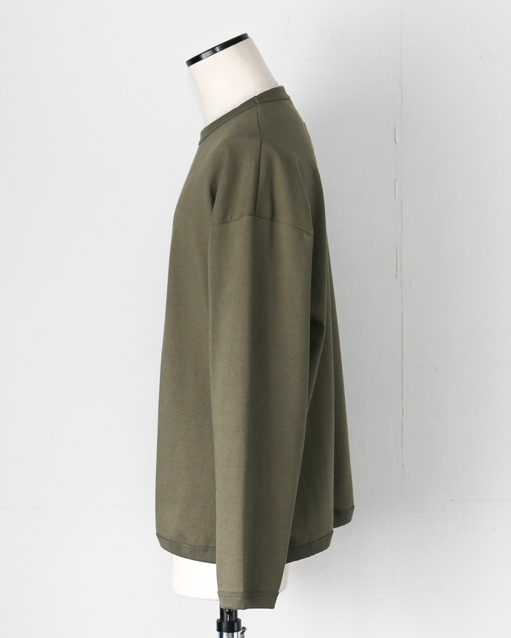 melple メイプル The American Ringer Tee, Khaki