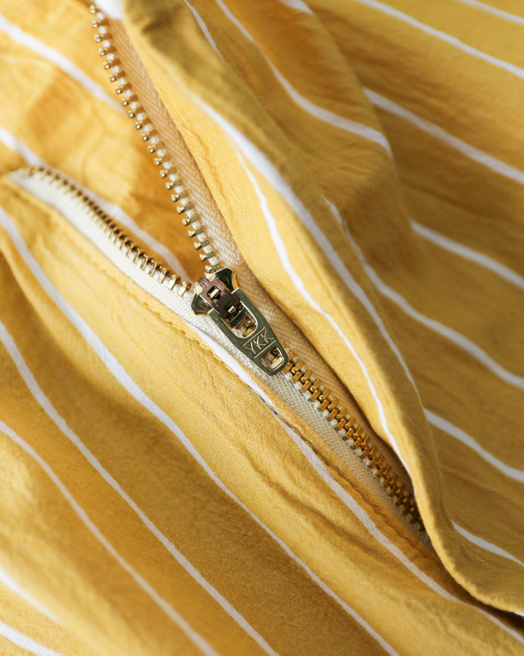 MASTER&amp;CO MC1672 Cotton Stripe Drawstring Pants Yellow