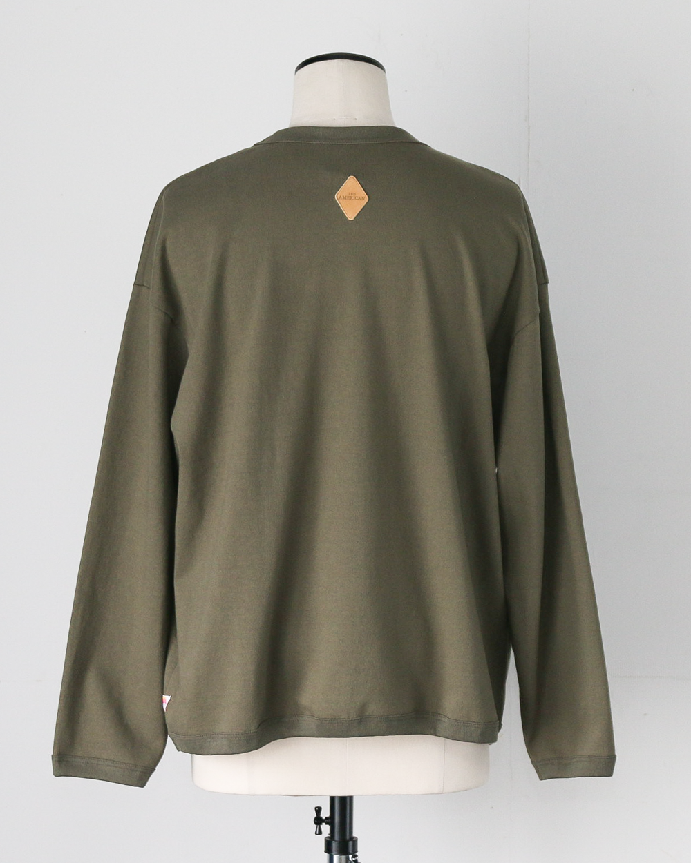 melple メイプル The American Ringer Tee, Khaki