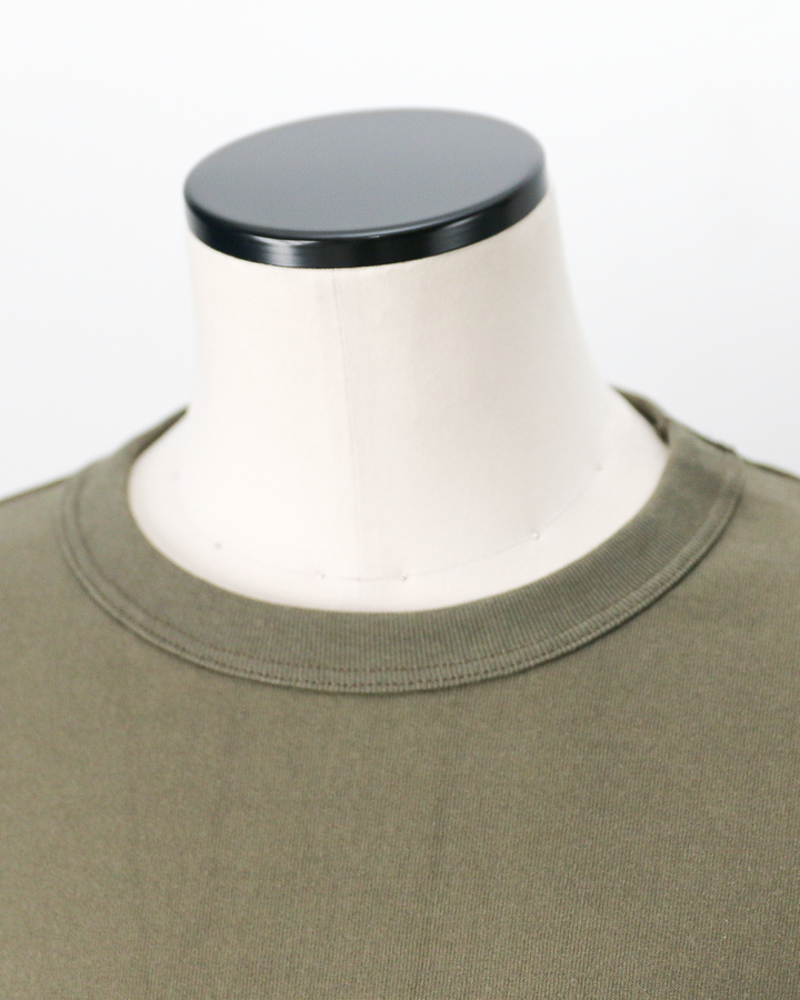 melple メイプル The American Ringer Tee, Khaki