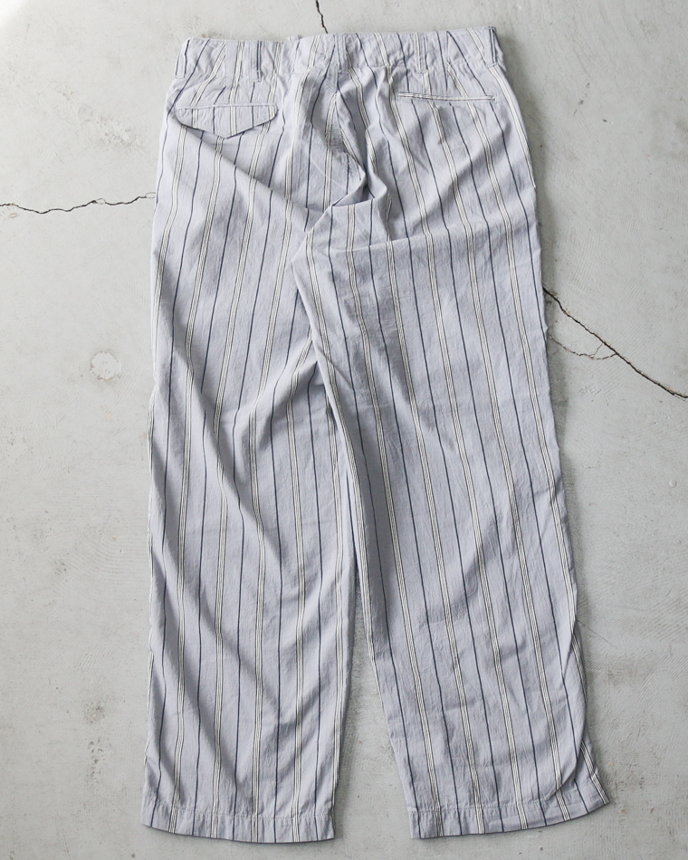 MASTER&amp;CO MC1672 Cotton Stripe Drawstring Pants Grey