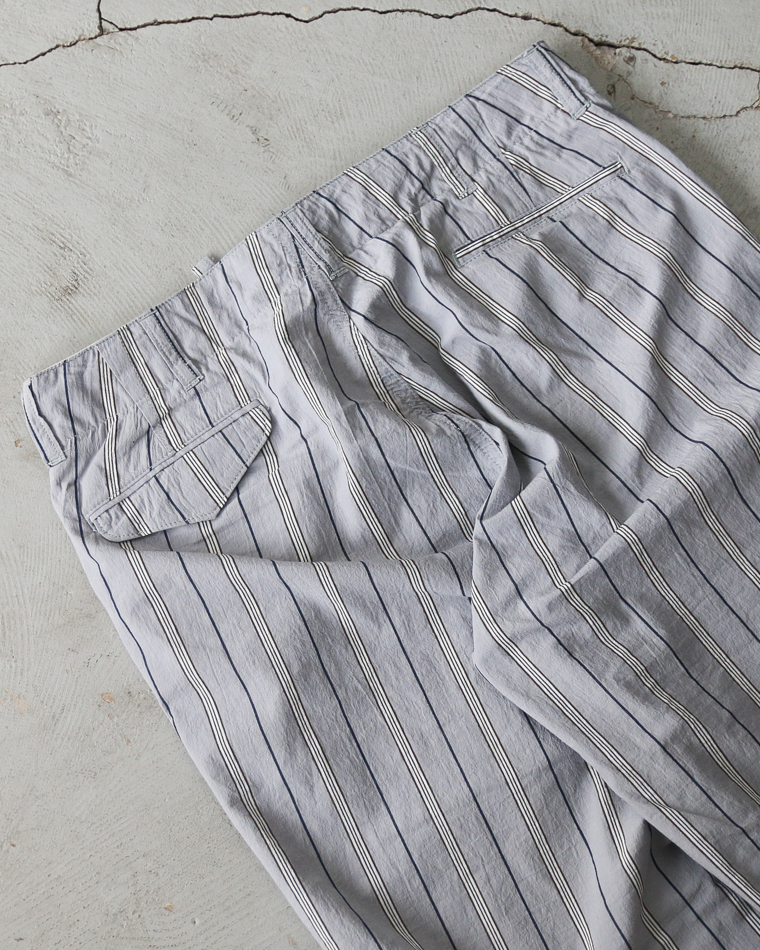 MASTER&amp;CO MC1672 Cotton Stripe Drawstring Pants Grey