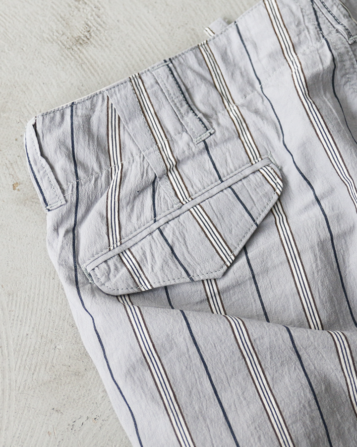 MASTER&amp;CO MC1672 Cotton Stripe Drawstring Pants Grey
