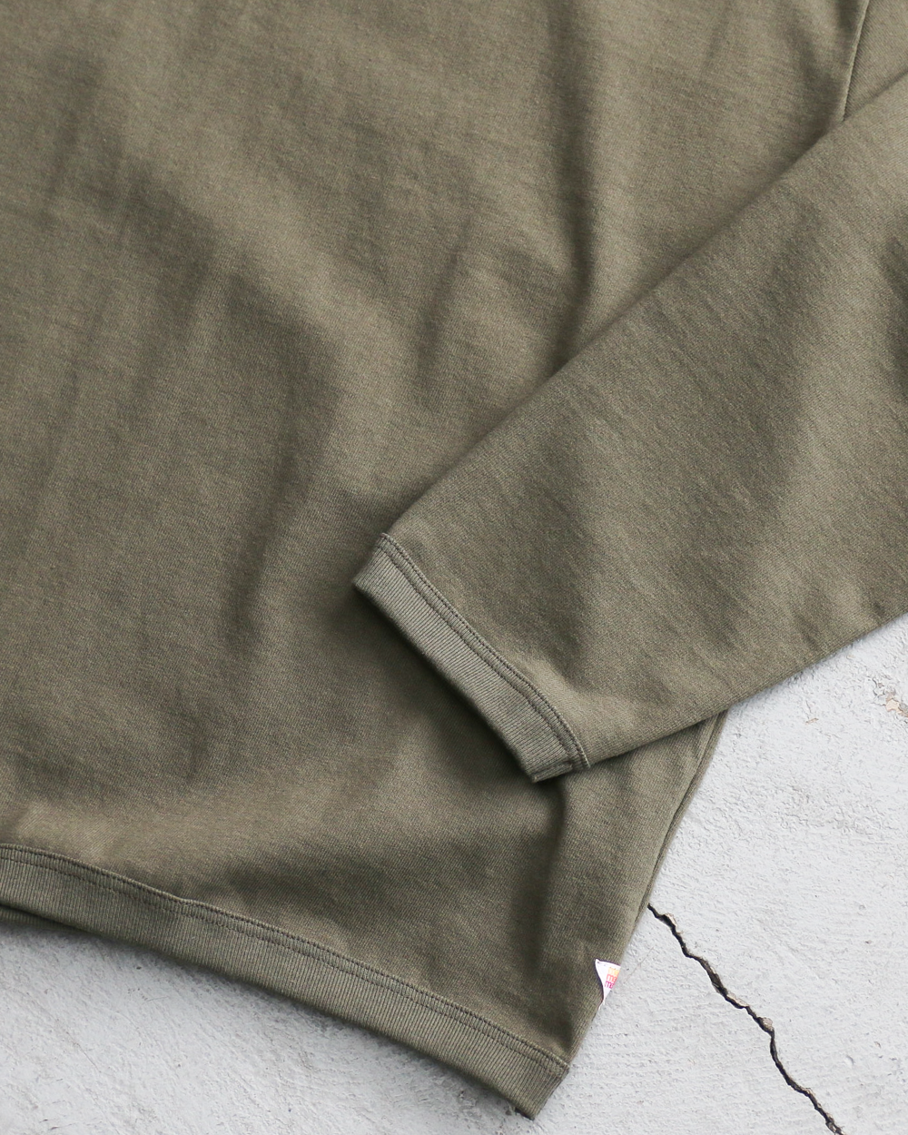 melple メイプル The American Ringer Tee, Khaki