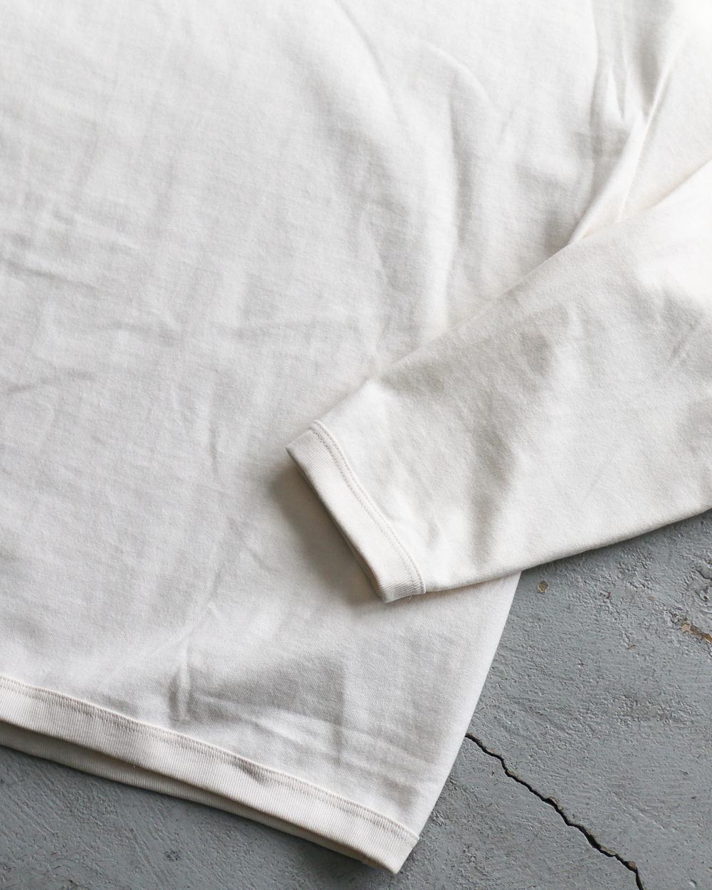 melple メイプル The American Ringer Tee, Natural