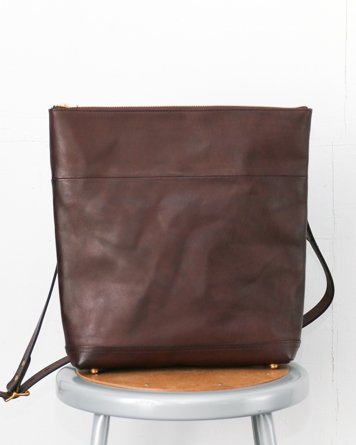 VASCO VS-245LS LEATHER NELSON 2WAY BAG SMALL Brown