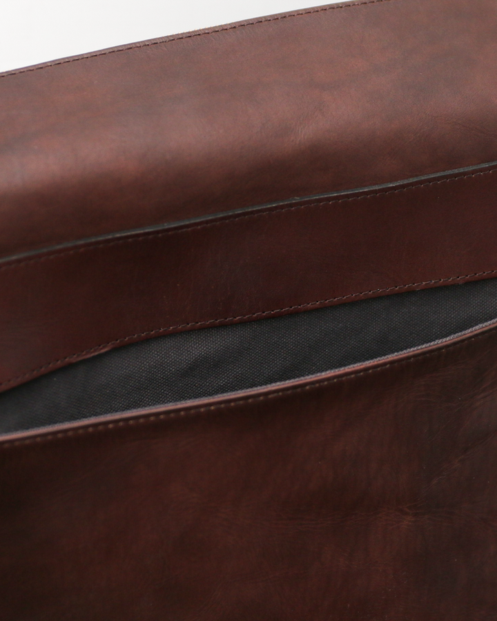 VASCO VS-245LS LEATHER NELSON 2WAY BAG SMALL Brown